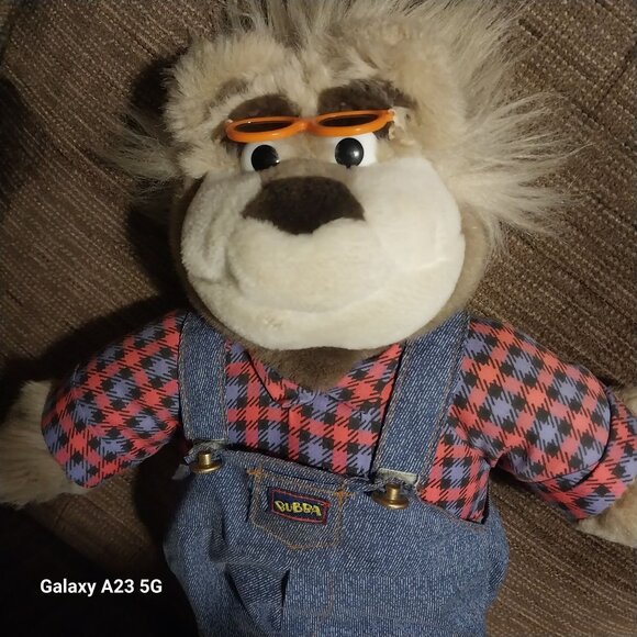 Vintage Bubba Plush Toy With Sunglasses & Plaid Shirt Talking Funny Classic - Picture 3 of 7